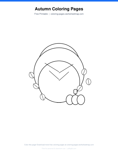 Autumn Coloring Pages