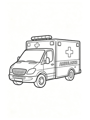 Fire Truck Coloring Pages preview