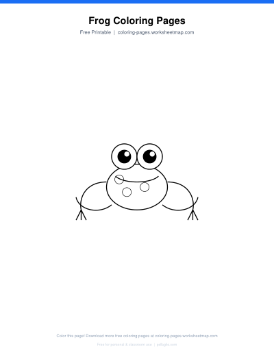 Frog Coloring Pages