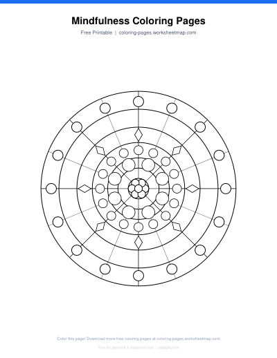 Mindfulness Coloring Pages