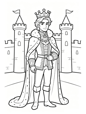 Prince Coloring Pages