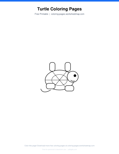 Turtle Coloring Pages